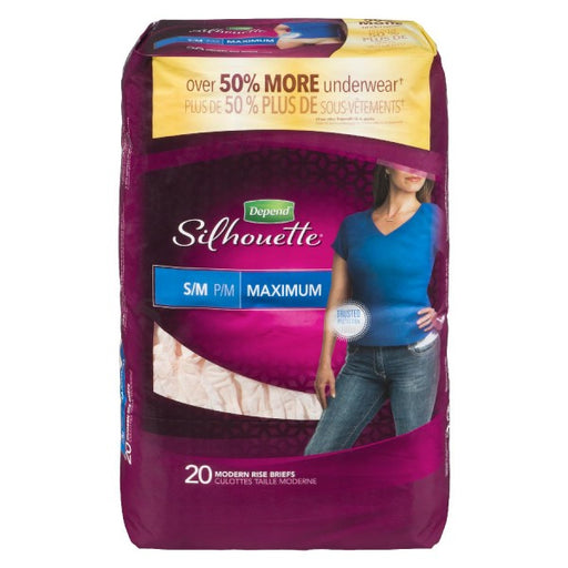 Depend Silhouette Small/Medium Maximum Underwear
