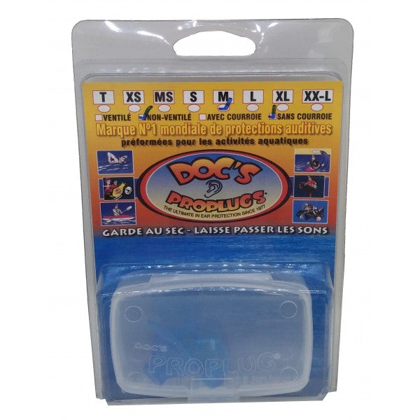 Doc's Proplugs Non-Vented Ear Protection Plugs