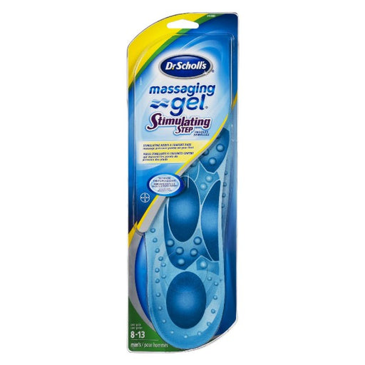 Dr. Scholl's Men's Messaging Gel Stimulating Step Insoles