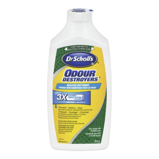 Dr. Scholl's Odour Destroyers Medicated Foot Powder