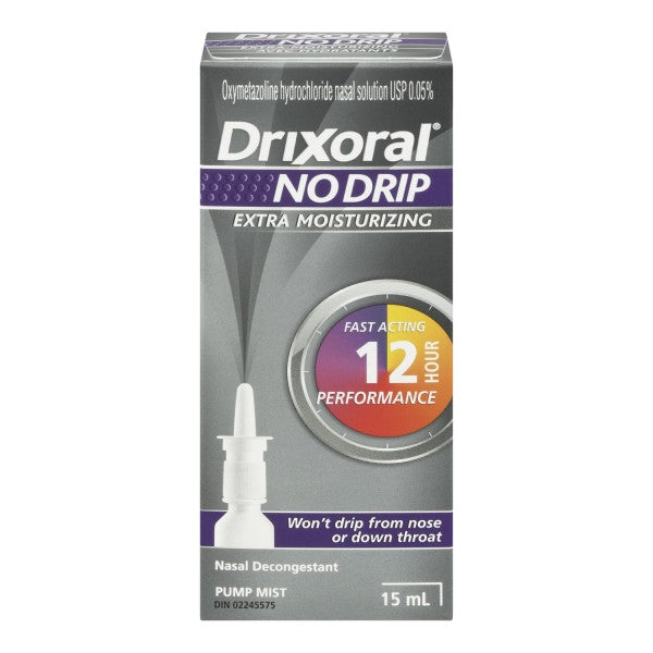 Drixoral No Drip Extra Moisturizing Nasal Spray