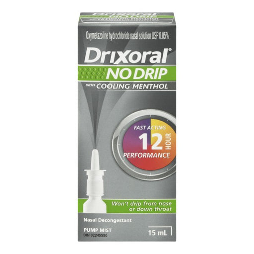 Drixoral No Drip with Cooling Menthol Nasal Spray