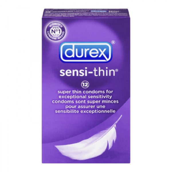 Durex Sensi-Thin Lubricated Latex Condoms