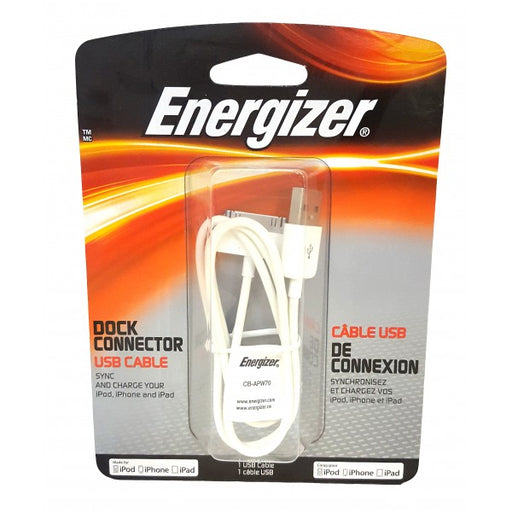 Energizer Dock Connector USB Cable
