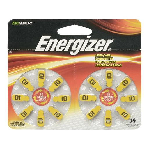 Energizer EZ Turn 'n Lock Size 10 Hearing Aid Battery