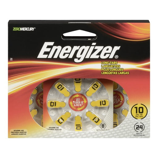 Energizer EZ Turn 'n Lock Size 10 Hearing Aid Battery