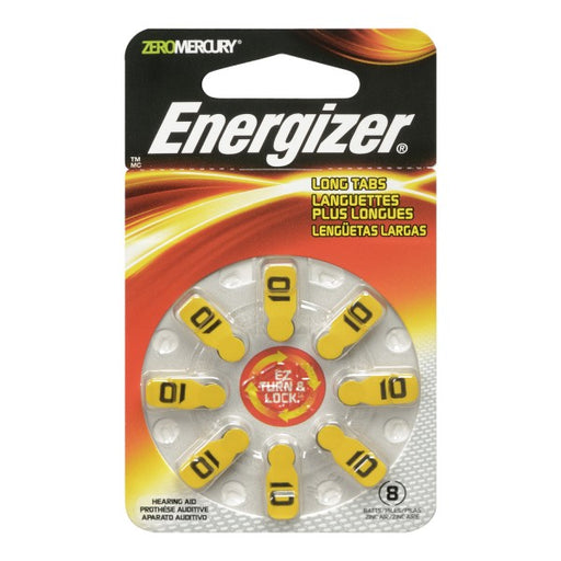 Energizer EZ Turn 'n Lock Size 10 Hearing Aid Battery