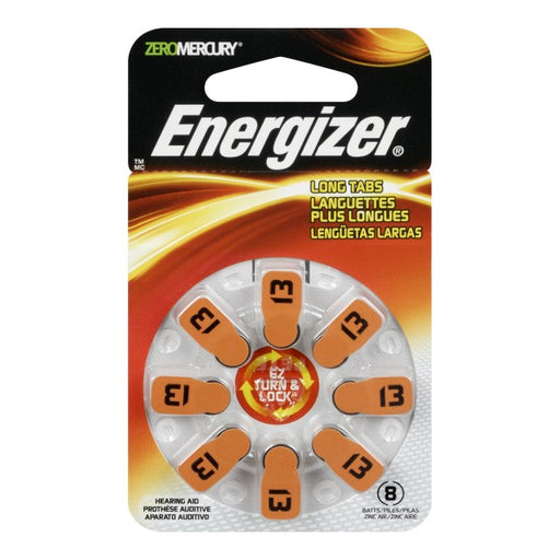 Energizer EZ Turn 'n Lock Size 13 Hearing Aid Battery