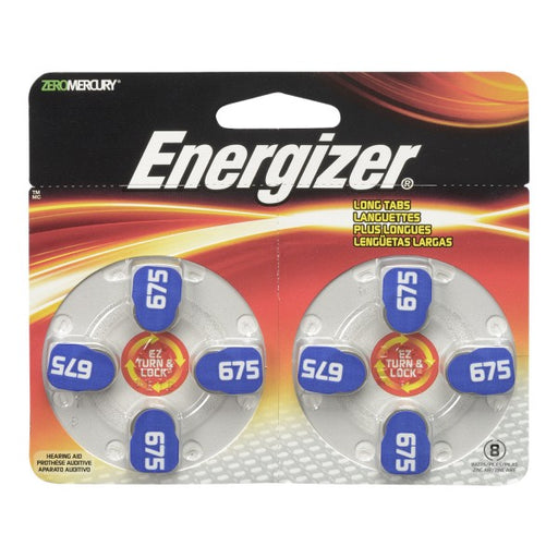 Energizer EZ Turn 'n Lock Size 675 Hearing Aid Battery