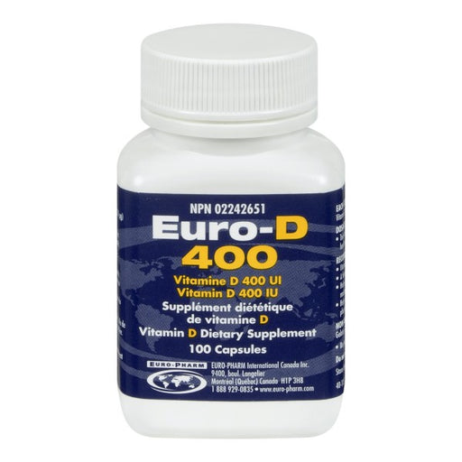 Euro-D 400 Vitamin D Dietary Supplement