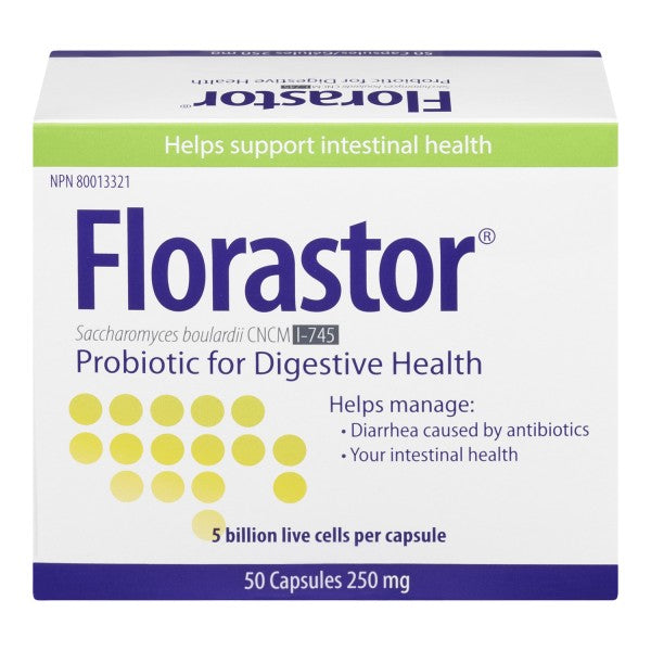 Florastor Probiotic For Digestive Health Capsules