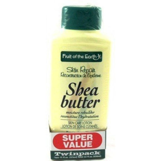 Fruit of the Earth Shea Butter Lotion Twin Pack