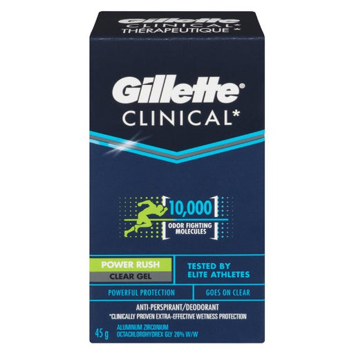 Gillette Clinical Power Rush Clear Gel Anti-Perspirant & Deodorant