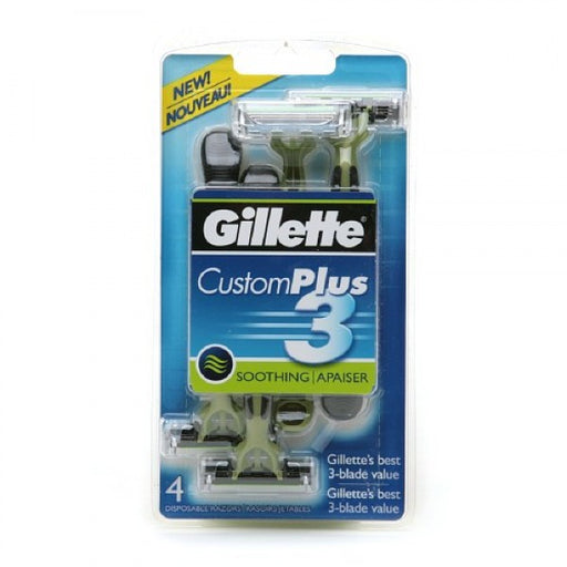 Gillette CustomPlus 3 Soothing Disposable Razors