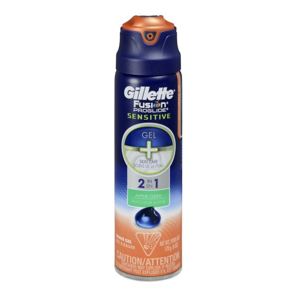 Gillette Fusion Proglide 2-In-1 Gel + Skin Care Shave Gel