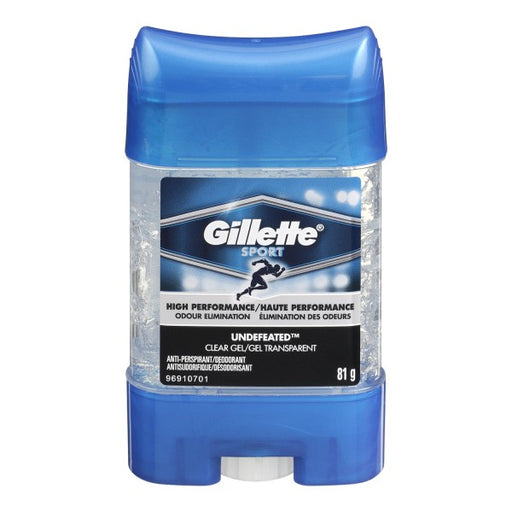 Gillette Sport Undefeated Clear Gel Anti-Perspirant & Deodorant