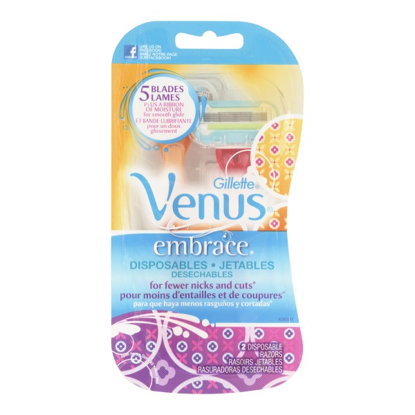 Gillette Venus Embrace Disposable Razors