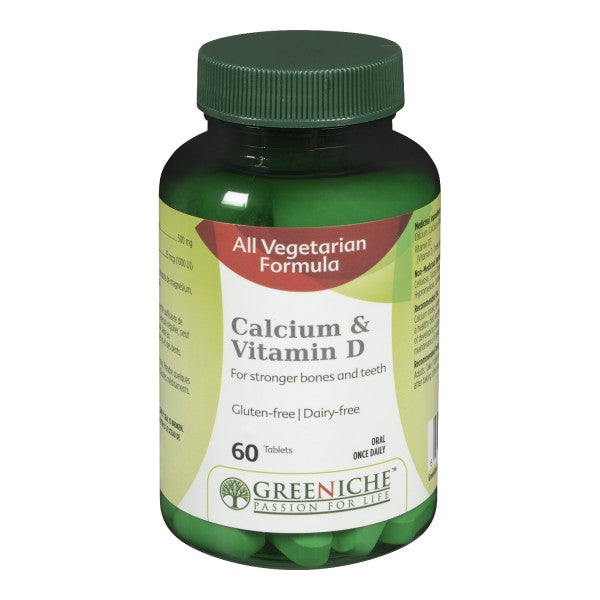 Greeniche Calcium & Vitamin D Tablets