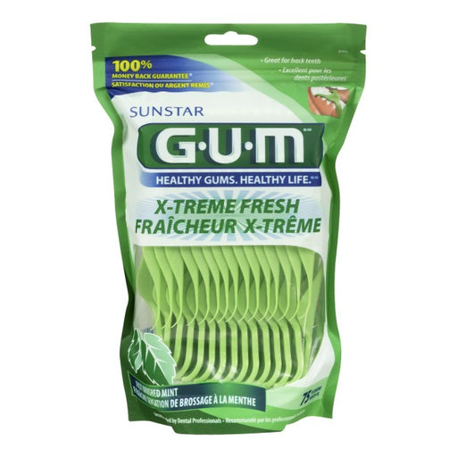 GUM Eez-Thru Angled Flossers