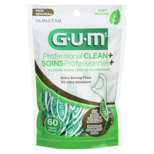 GUM Professional Clean Flosser Picks