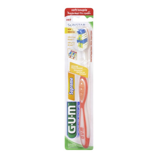 GUM Supreme Soft Advanced Plaque Removal Toothbrush