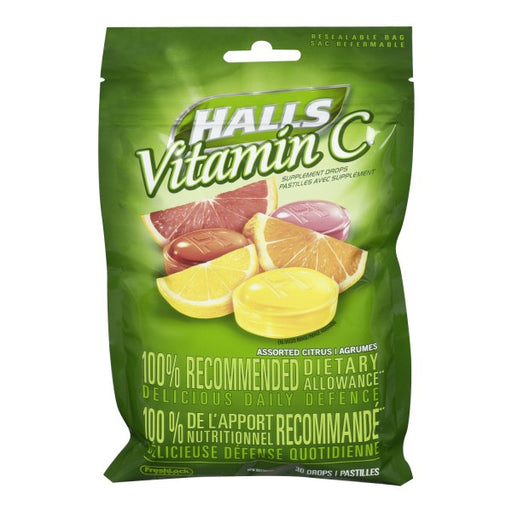Halls Vitamin C Supplement Drops
