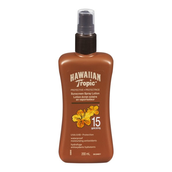 Hawaiian Tropic Protective Sunscreen Spray Lotion