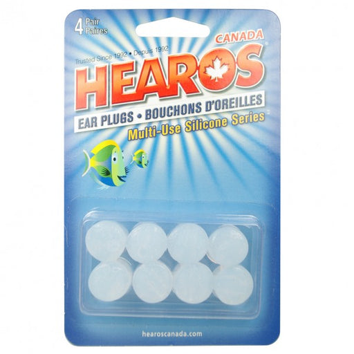 Hearos Multi-Use Silicone Clear Ear Plugs