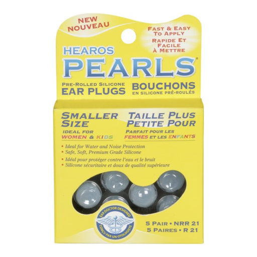 Hearos Pearls Pre-Rolled Silicone Ear Plugs