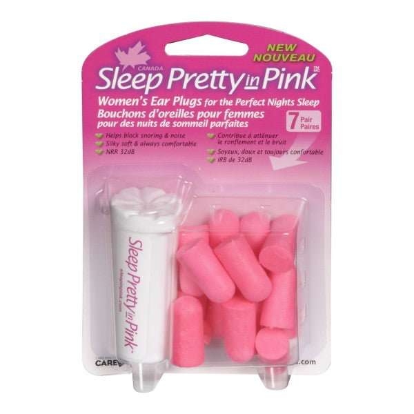 Hearos Sleep Pretty in Pink Women's Ear Plugs