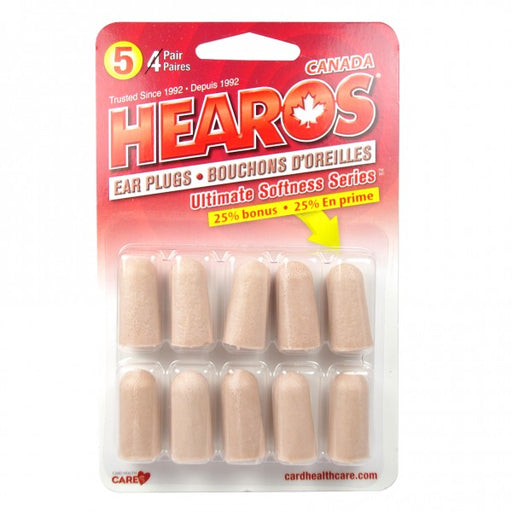 Hearos Ultimate Softness Series Ear Plugs Bonus Size