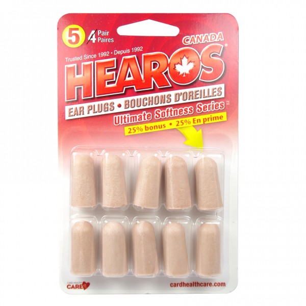 Hearos Ultimate Softness Series Ear Plugs Bonus Size