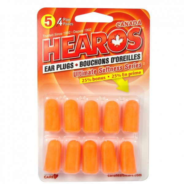Hearos Ultimate Softness Series Ear Plugs Bonus Size
