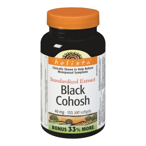 Holista Black Cohosh Standardized Extract Softgels Bonus Size