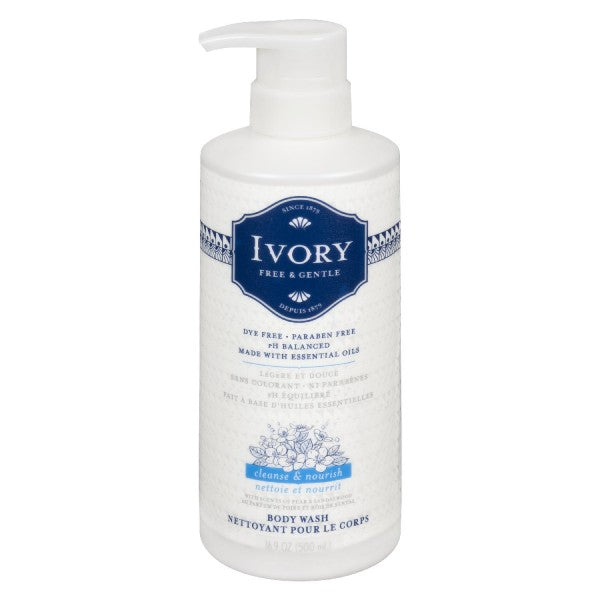 Ivory Free & Gentle Cleanse & Nourish Body Wash