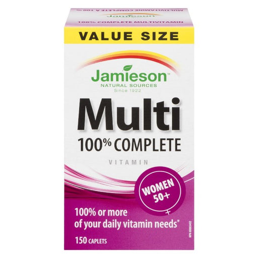 Jamieson 100% Complete Multi-Vitamin For Women 50+ Value Size