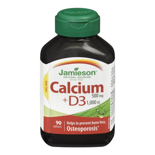 Jamieson Calcium 500 mg with Vitamin D 1,000 IU