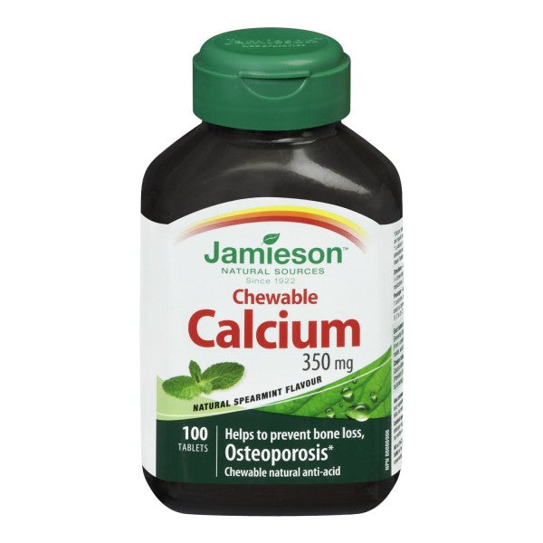 Jamieson Calcium Cal-Chews 350mg