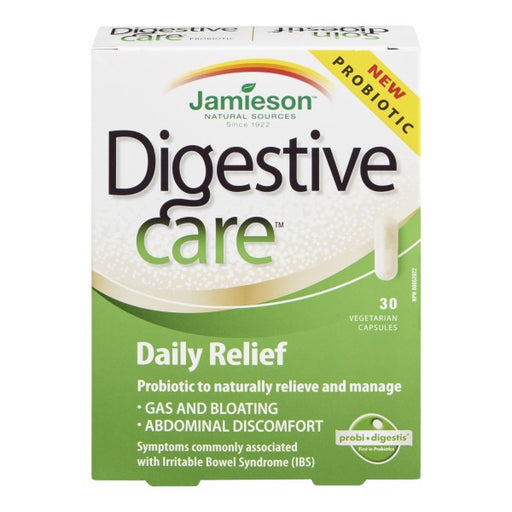 Jamieson Digestive Care Daily Relief Probiotic Capsules