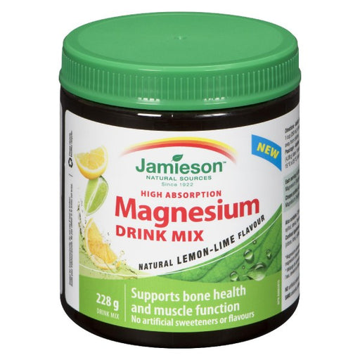 Jamieson Magnesium Natural Lemon-Lime Drink Mix