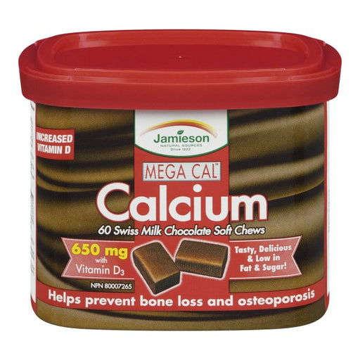 Jamieson Mega Cal Calcium Soft Chews 650 mg