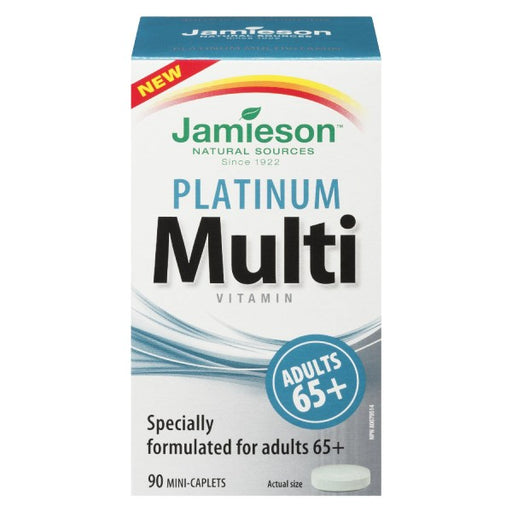 Jamieson Platinum Multi-Vitamin For Adults 65+