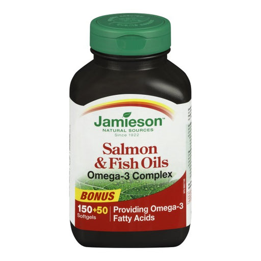 Jamieson Salmon & Fish Oils Omega-3 Complex Bonus Pack