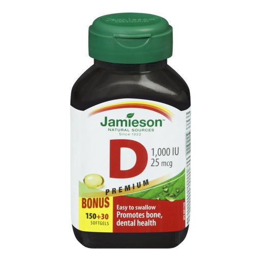 Jamieson Vitamin D 1000 IU Bonus Pack