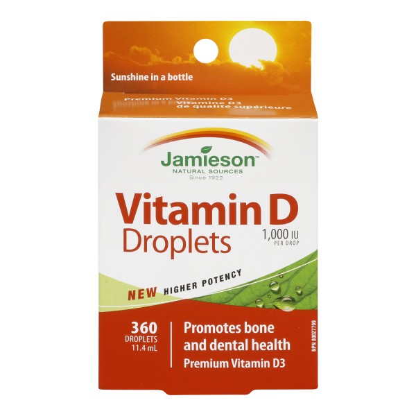 Jamieson Vitamin D 1000 IU Droplets
