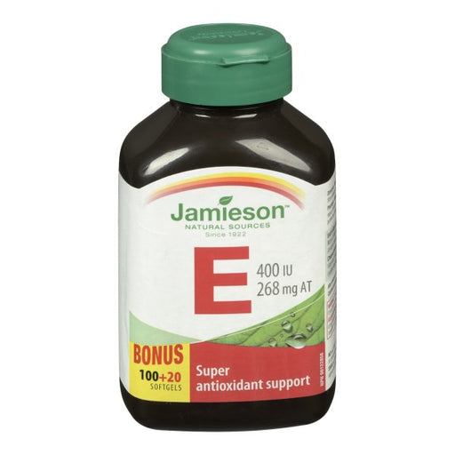 Jamieson Vitamin E Softgels Bonus Size
