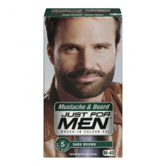 Just For Men Brush-In Colour Gel for Moustache, Beard & Sideburns