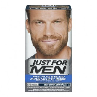 Just For Men Brush-In Colour Gel for Moustache, Beard & Sideburns