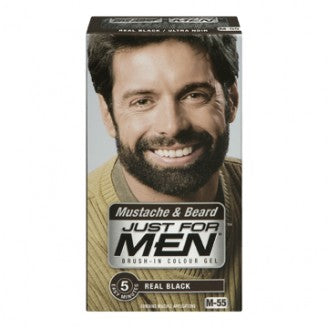 Just For Men Brush-In Colour Gel for Moustache, Beard & Sideburns