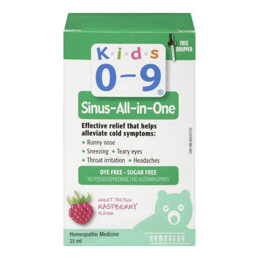Kids 0-9 Sinus-All-in-One Homeopathic Medicine